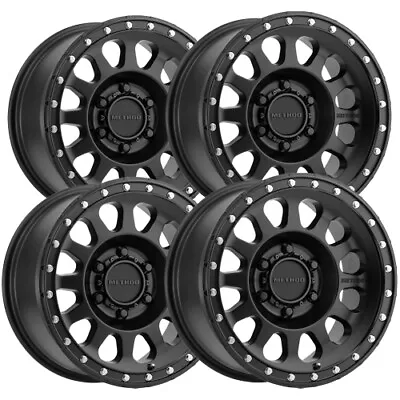 (Set Of 4) Method MR315 18x9 6x5.5  +18mm Matte Black Wheels Rims 18  Inch • $1267.96