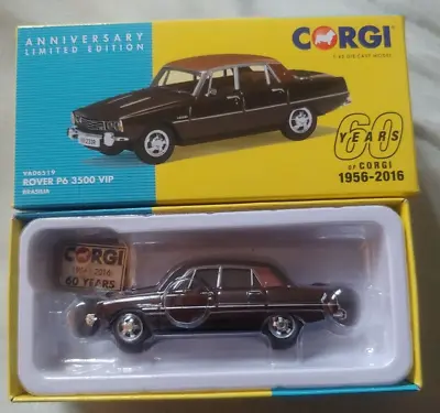 Corgi Vanguards VA06519 Rover P6 3500 VIP Brasilia 60th Anniversary Edition • £35