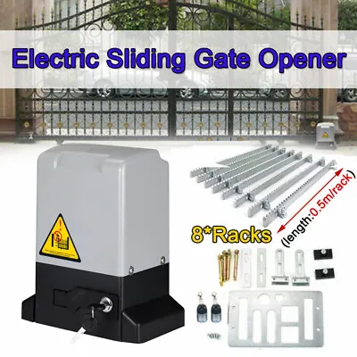 £37.20 • Buy Electric Sliding Gate Opener 1800/2600/4400LBS Automatic Motor Operator W/Remote