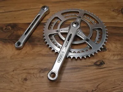 Road Bike Double Crankset T.A Specialites Made In France 170 Mm 42/52 T • $119