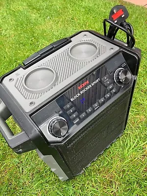 ION Block Rocker Sport Bluetooth Speakers PA System Excellent Condition • £149.99