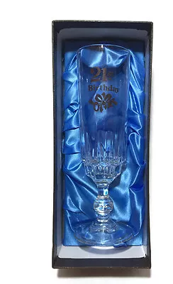 21st Birthday Celebrity By Foesta Glass Wine Glass Champagne Flute Gift  • £10.99