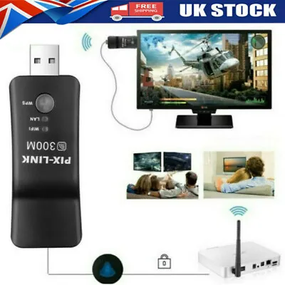 £11.99 • Buy Wireless LAN Adapter WiFi Dongle RJ-45 Ethernet Cable For Samsung Smart TV