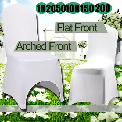 £159.99 • Buy Chair Covers Spandex Lycra Cover Wedding Banquet Anniversary Party Decor White