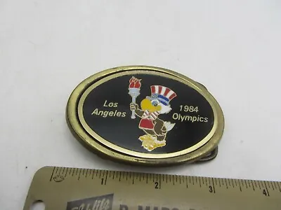 Vintage American Eagle 1980 Sanchez Los Angeles 1984 Olympics Sports Belt Buckle • $5.34