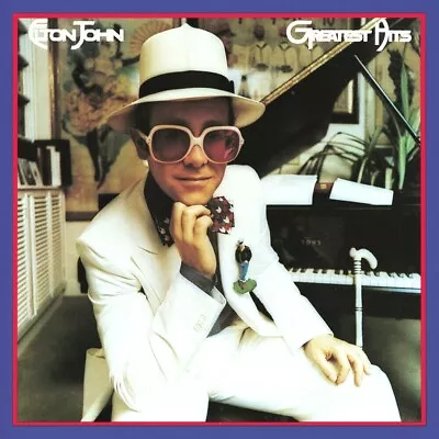 Elton John Greatest Hits 12x12 Album Cover Replica Poster Print • $22.99