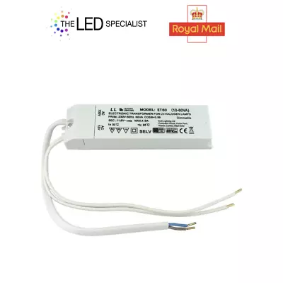 12v LOW VOLTAGE TRANSFORMER TRA 60VA ELECTRONICS 60W DIMMABLE TRANSFORMER • £7.99