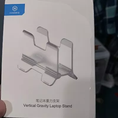 Vertical Laptop Stand For Desk Gravity Auto Lock Vertical MacBook Stand Alumi... • $15
