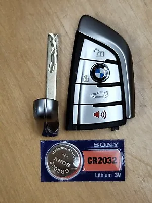 Genuine OEM 4 Button 2014-2022 BMW Smart Key Remote Fob N5F-ID21A 04047-17-02336 • $24.95