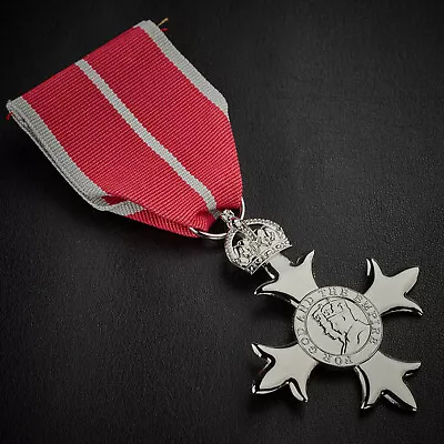 £9.99 • Buy Full Size Replica Member Of The British Empire MBE Medal. Military Award/Ribbon