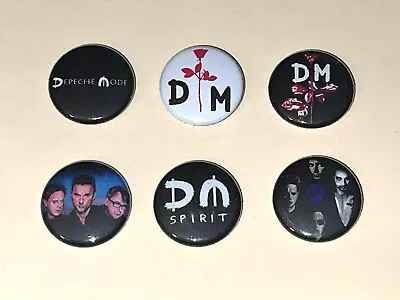 1  Lot Of 6 Depeche Mode Music Lapel Badge Buttons Pins Pinback [p532] • $3.25