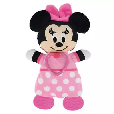 Disney Baby - 'Minnie Mouse Teether Blanket' Baby Toy Polyester 28cm Heigh... • $21.20