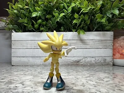 Sonic The Hedgehog SUPER SILVER Figure Toy Jazwares 2014 3.5  Sega • $20