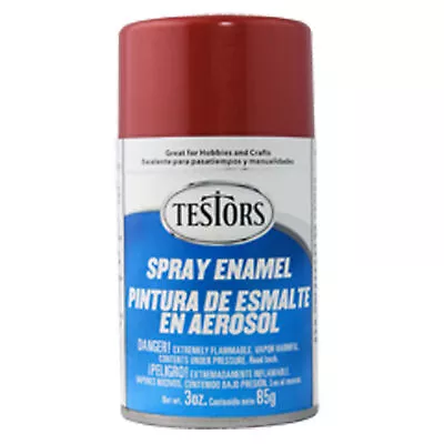 Testor Corp. Spray 3oz Ruby Red Metal Flake TES1629T Plastics Paint Enamels • $9.49