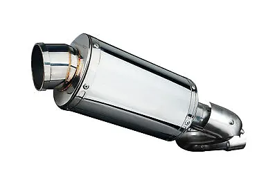 Aprilia RSV4 1000 Delkevic Slip On 9  Stainless Steel Oval Muffler Exhaust 09-14 • $249.99