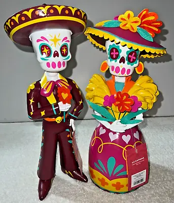 Dia De Muertos El Mariachi & La Catrina 13.5  Figures   **new 2023** • $64.95