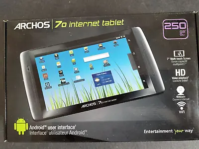 Archos 70 250 GB Wi-Fi Internet Tablet - Black. Boxed With All Accessories • £29.99