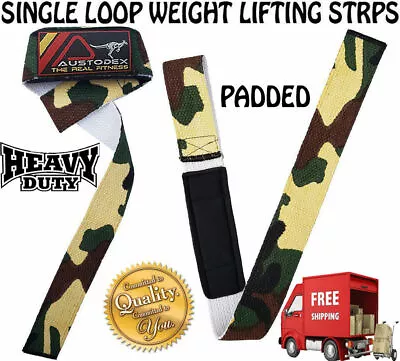 Austodex Weight Lifting Gym Training Wrist Support Bar Straps Single Loop • $6.80
