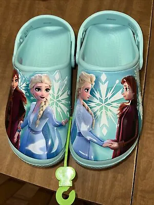 Crocs Disney Kids' Shoes - Disney Frozen II Clogs Elsa Shoes For Girls • $31