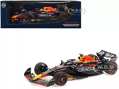 Red Bull Rb19 #1 Verstappen Winner F1 Bahrain Gp 2023 1/18 Minichamps 110230101 • $199.99