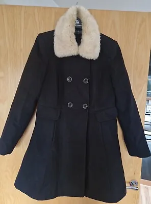 Black Miss Selfridge Coat; Size 12 • £19.99