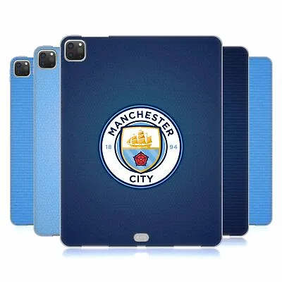 Manchester City Man City Fc Badge Pixels Soft Gel Case For Apple Samsung Kindle • £22.95