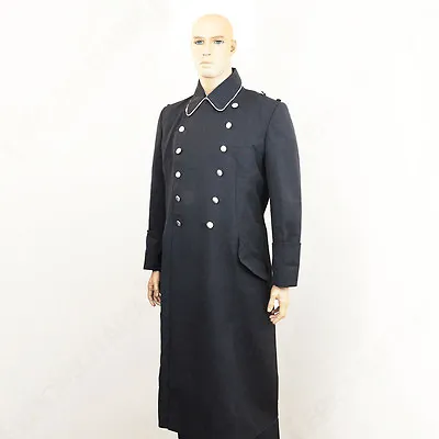 WW2 German Luftwaffe Officer Overcoat - Repro Airforce Pilot Great Coat Jacket • £214.95