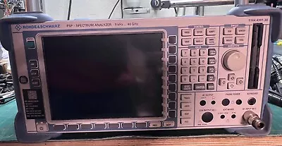 $9999 • Buy Rohde Schwarz FSP38 40 GHz Spectrum/Network Analyzer With OCXO + Ext Gen Ctl Opt