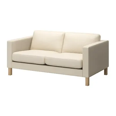 Genuine Ikea Karlstad Cover 2-Seat Sofa (Loveseat) Isefall Natural 702.492.19 • £275