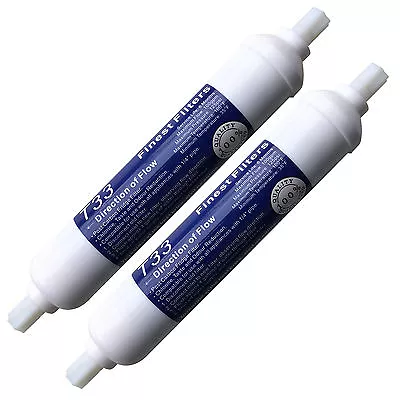 2 X Screw Fit Fridge Water Filters Compatible With Samsung Daewoo LG Etc • £9.99