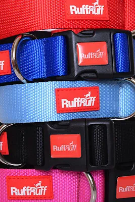 2 YEAR GUARANTEE RUFF RUFF Neoprene Padded 4 6 Foot Dog Lead Or Collar Colours!! • £8.99