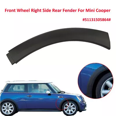 Front Wheel Right Side Lower Rear Fender Cover Trim For Mini Cooper 51131505864 • $17.50