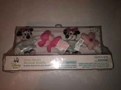 NEW IN PACKAGING Disney  Minnie Mouse  Musical Mobile Plays  Brahms Lullaby  • $44.99