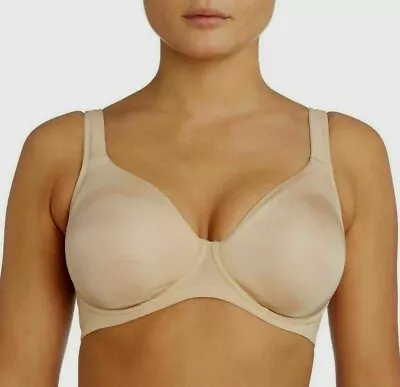 BNWT Charnos Superfit Smooth Comfort Full Cup Unpadded Wired Brulee Nude UK 32D • £9.99