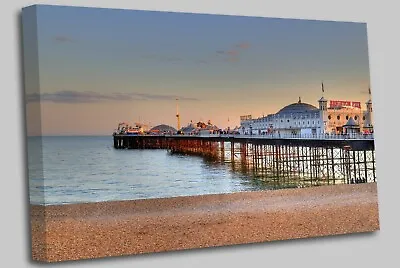 £48.99 • Buy Brighton Pier UK Canvas Wall Art Picture Print
