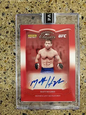 2023 Panini Instant UFC Donruss Classics - MATT HUGHES 13/25 RED AUTO #DC-14 • $44.99