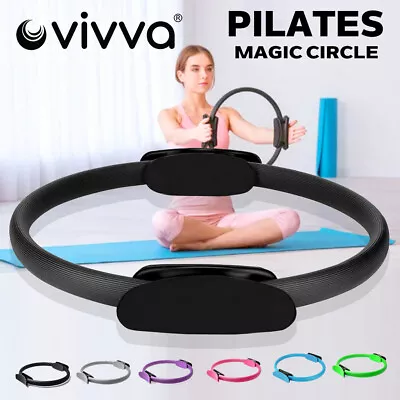 $15.85 • Buy VIVVA Pilates Ring Resistance Training Tool Yoga Exercise Magic Circle Grip 39cm