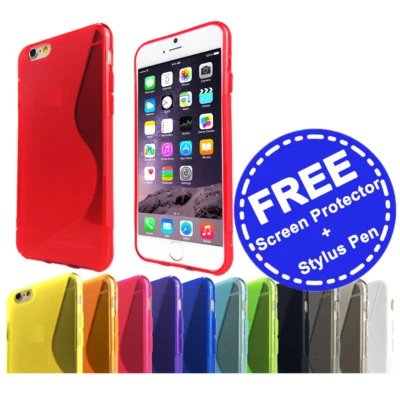 $3.95 • Buy Slim Soft Gel Case Tough Silicone Cover For Apple IPhone 5 5c SE 6 6s 7 Plus 8 X