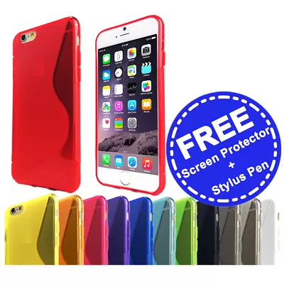 Slim Soft Gel Case Tough Silicone Cover For Apple IPhone 5 5c SE 6 6s 7 Plus 8 X • $5.99