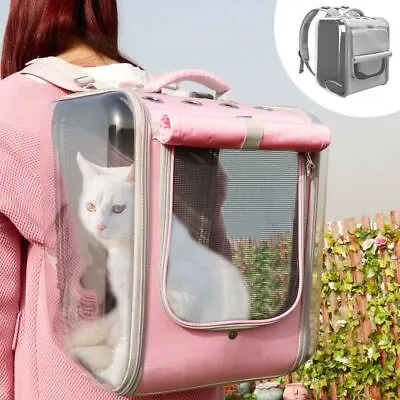 £19.39 • Buy Large Pet Carrier Backpack Small Dog Cat Kitten Animal Outdoor Travel Bag Carry