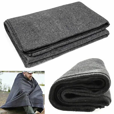 $27.30 • Buy 1 Warm Wool Winter Heavy Large Blanket Military Camping Survival Emergency 80 