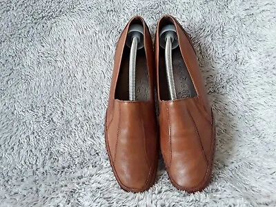 £17.99 • Buy M & S Footglove Ladies Tan Leather Shoes Size UK6.5 EU40 