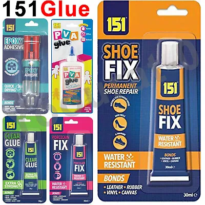 £2.89 • Buy PVA Glue Bottles Washable Shoe Fix Glue Ideal School Craft NON Toxic Home Office