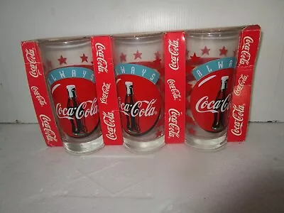 Coca Cola Glasses. A Boxed Set Of 3 Always Coca Cola Glasses. • $29.99