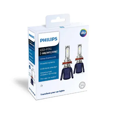 Phillips Ultinon H11/H8 (6000K Colour Temperature) • $175