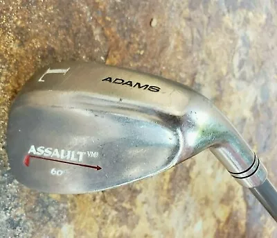$74.83 • Buy Adams Assault VMI 60° LW Lob L Wedge Men's S Stiff Flex Graphite RH 36 