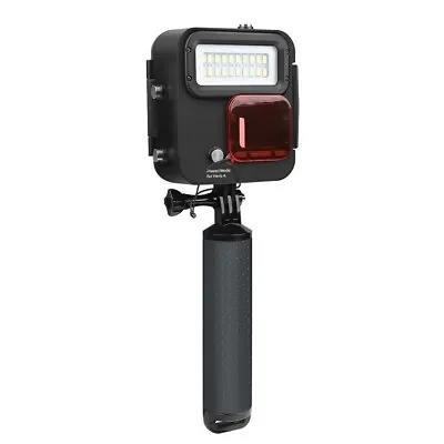 40M Waterproof Case Diving Light With Red Lens For GoPro Hero 3+/ 4 / 5 / 6 / 7  • $119.95
