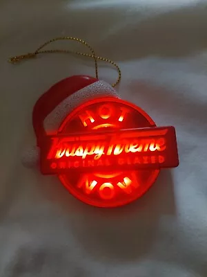 Vintage Krispy Kreme  Hot Now  Lights Up Christmas Ornament  • $25