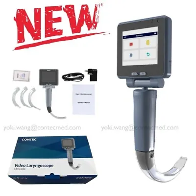 GS1 Video Laryngoscope 3.5  Color Touch Screen With 3 Sizes Blades G2 G3 G4 • $649
