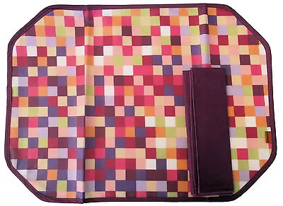 Missoni Home Brand Pack Two Waxed Placemats + Edged Napkins Cotton  Myranda 100 • $95